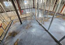 Строительство офиса 600 м2 в каркасном строении из сэндвич панелей